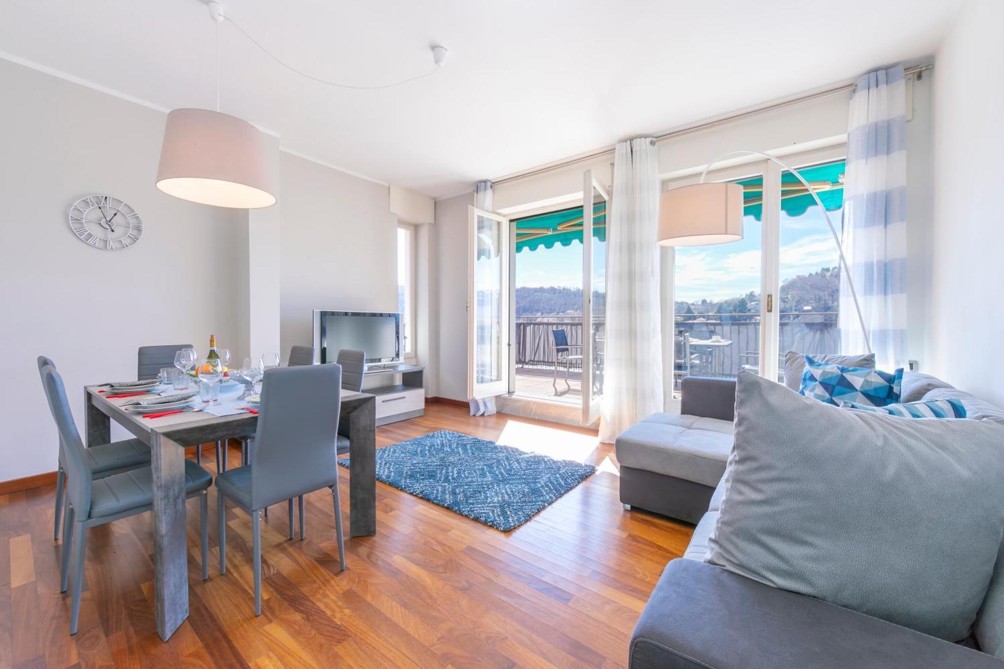 Appartamento Il Golfo Lake View - Happy Rentals Laveno Exteriör bild